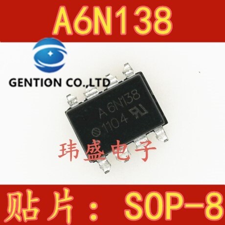 Ʈ Ŀ  10PCS A6N138 6N138 SOP-8,   100% ű  